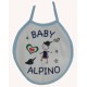 Bavaglino Baby Alpini