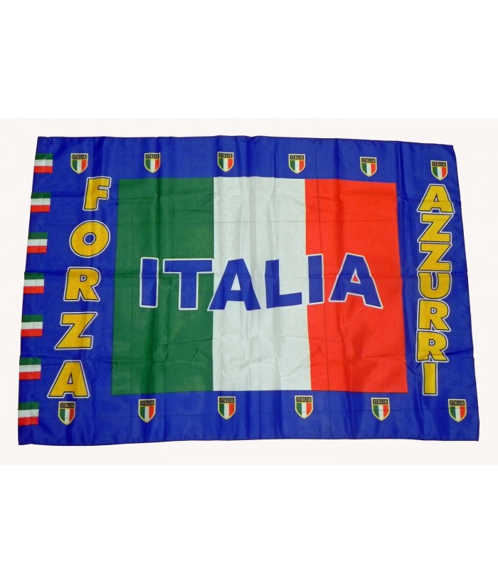 Bandiera Italia "Forza Azzurri"