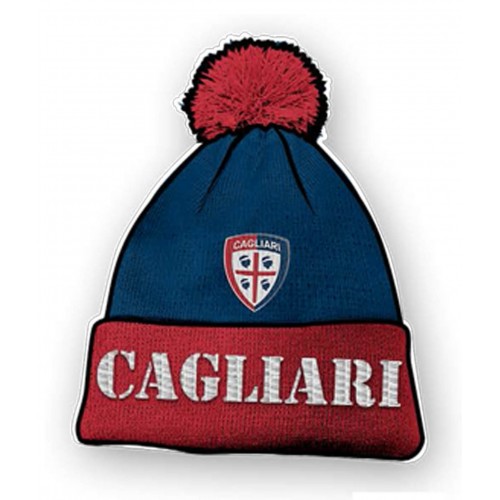 Cappello PonPon Bicolore Cagliari