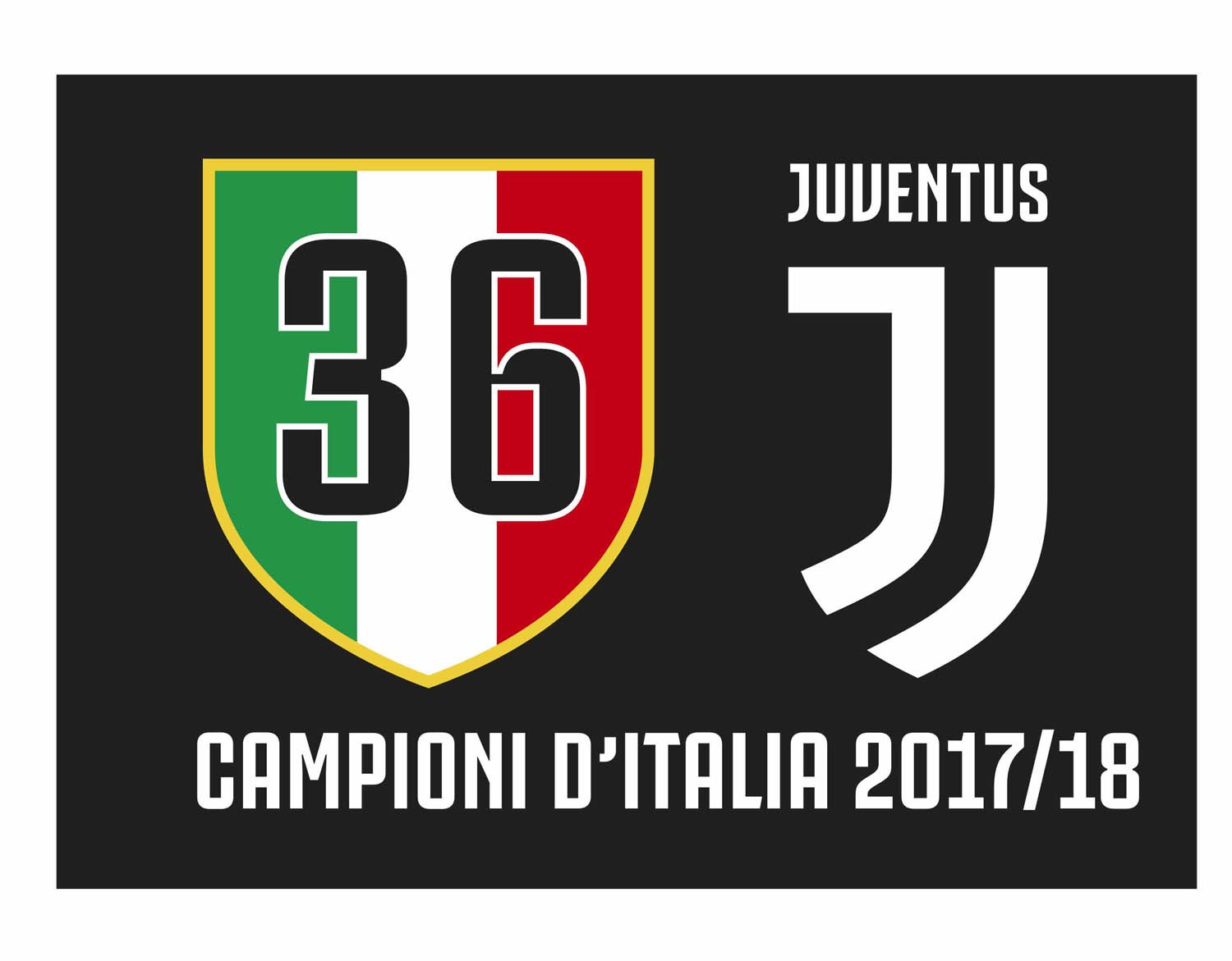 Bandiera 36° Scudetto Juventus