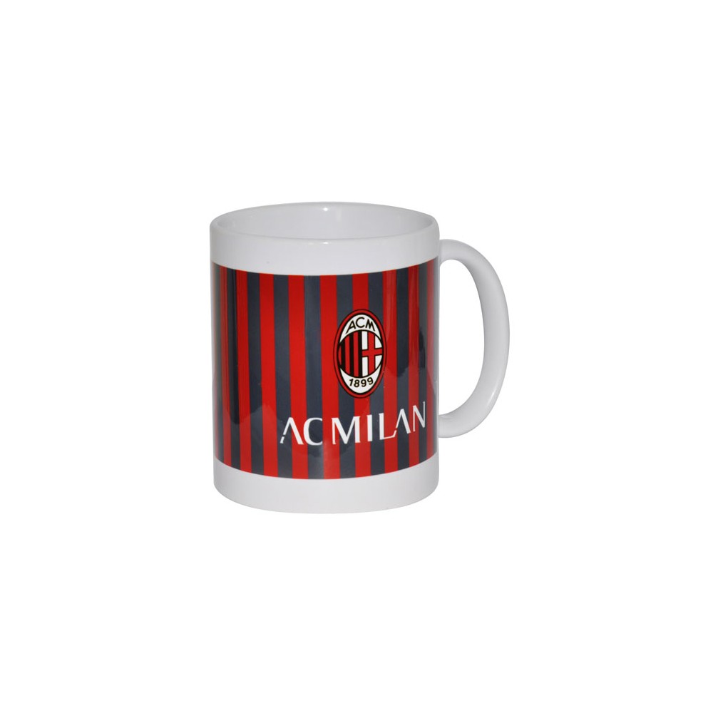 Milan Tazza rosso nera con scatola 