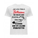 T-Shirt Bianca Figlia Bellissima