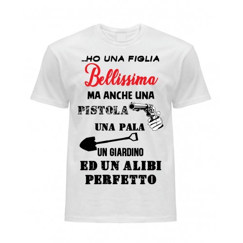 T-Shirt Bianca Figlia Bellissima