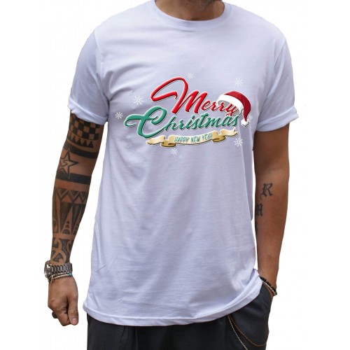 T-Shirt Uomo Merry Christmas