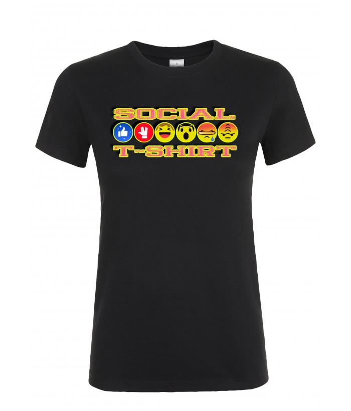 T-Shirt Donna Social