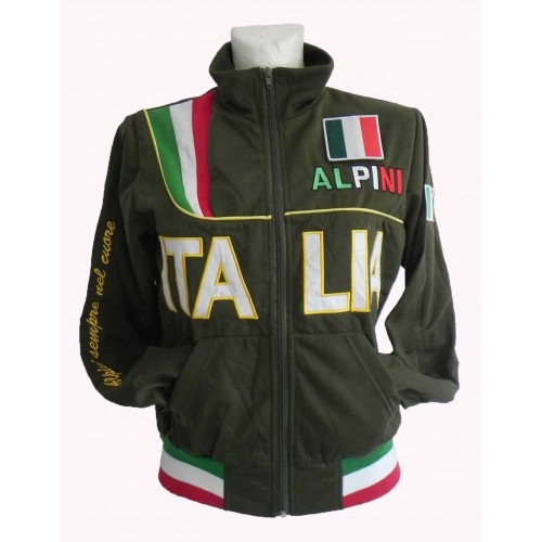 Felpa Donna Verde Alpini